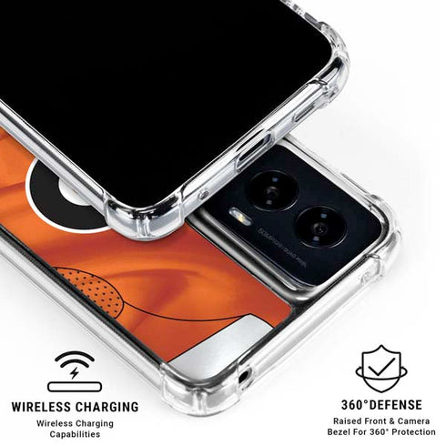 NHL Philadelphia Flyers Jersey Moto G Power 5G (2024) Clear Case