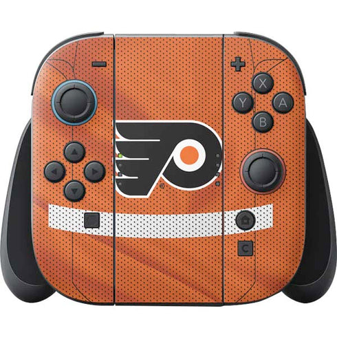 NHL Philadelphia Flyers Jersey Nintendo Switch 2 (2025) Joy-Con Controller Skin