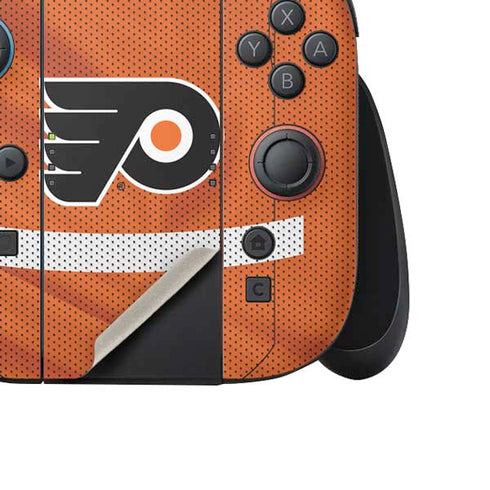 NHL Philadelphia Flyers Jersey Nintendo Switch 2 (2025) Joy-Con Controller Skin