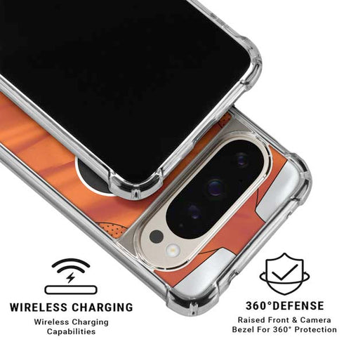 NHL Philadelphia Flyers Jersey Pixel 9/9 Pro Clear Case