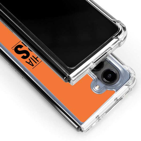NHL Philadelphia Flyers Lineup Galaxy Z Fold5 5G Clear Case