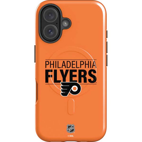 NHL Philadelphia Flyers Lineup iPhone 16 Magsafe Impact Case