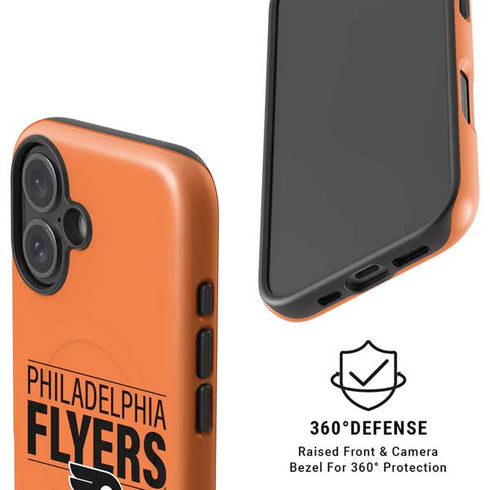 NHL Philadelphia Flyers Lineup iPhone 16 Magsafe Impact Case