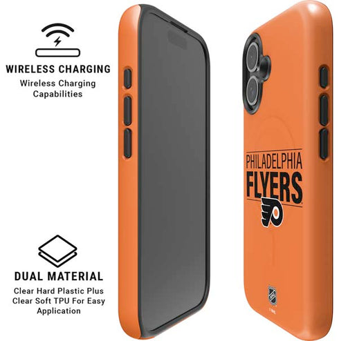 NHL Philadelphia Flyers Lineup iPhone 16 Magsafe Impact Case