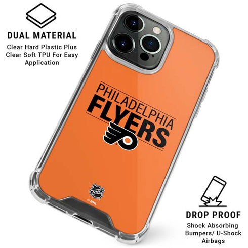 NHL Philadelphia Flyers Lineup iPhone 16 Pro Max Clear Case