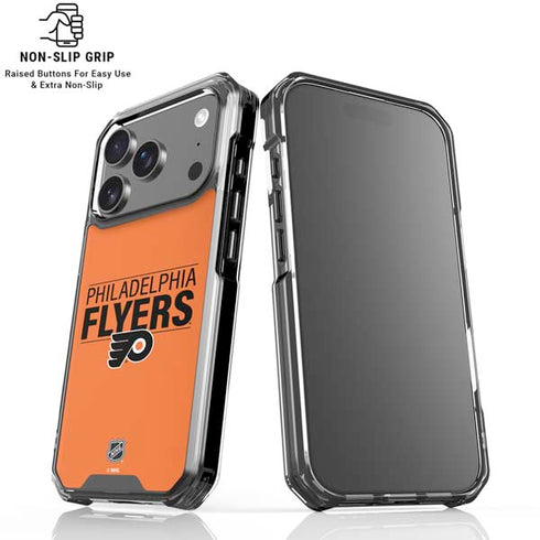 NHL Philadelphia Flyers Lineup iPhone 18 Pro Clear Case