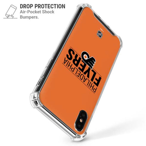 NHL Philadelphia Flyers Lineup iPhone X/XS Clear Case