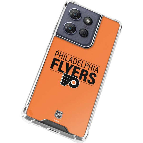 NHL Philadelphia Flyers Lineup Moto G 5G (2025) Clear Case
