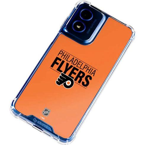 NHL Philadelphia Flyers Lineup Moto G 5G (2024) Clear Case