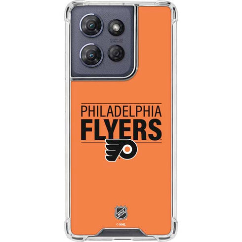 NHL Philadelphia Flyers Lineup Moto G Power 5G (2025) Clear Case