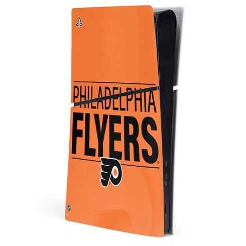 NHL Philadelphia Flyers Lineup PS5 Slim Digital Edition Console Skin