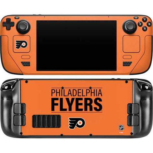 NHL Philadelphia Flyers Lineup Steam Deck Handheld Gaming Computer OLED Skin