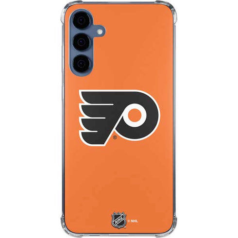 NHL Philadelphia Flyers Logo Galaxy A55 5G Clear Case