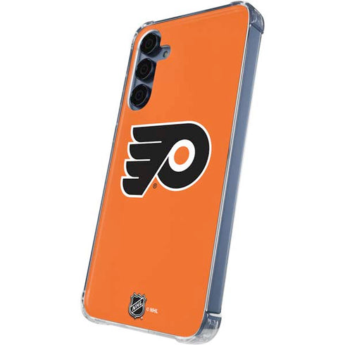 NHL Philadelphia Flyers Logo Galaxy A55 5G Clear Case