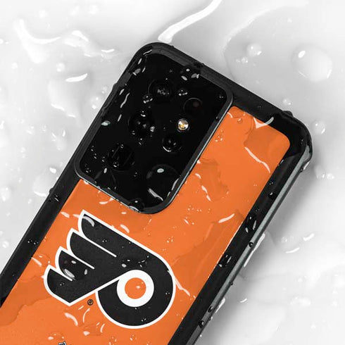 NHL Philadelphia Flyers Logo Galaxy S24 Ultra Waterproof Case