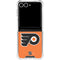 NHL Philadelphia Flyers Logo Galaxy Z Flip7 Clear Case