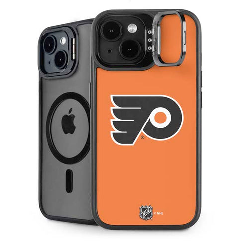 NHL Philadelphia Flyers Logo iPhone 15 Plus Kickstand Case
