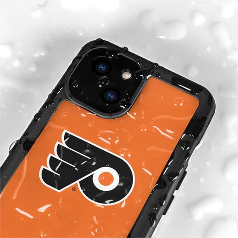 NHL Philadelphia Flyers Logo iPhone 15 Plus Waterproof Case