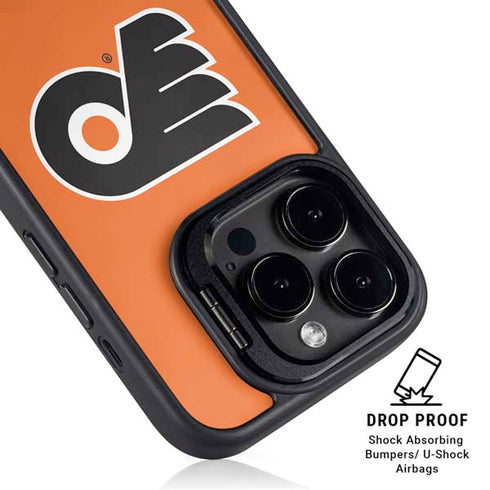 NHL Philadelphia Flyers Logo iPhone 15 Pro Kickstand Case