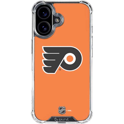 NHL Philadelphia Flyers Logo iPhone 16 Plus Clear Case