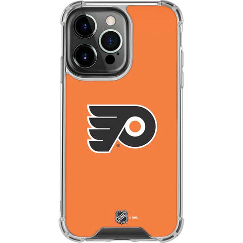 NHL Philadelphia Flyers Logo iPhone 16 Pro Clear Case