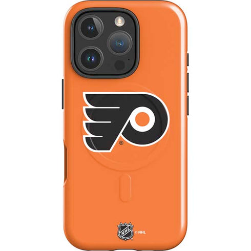 NHL Philadelphia Flyers Logo iPhone 16 Pro Magsafe Impact Case