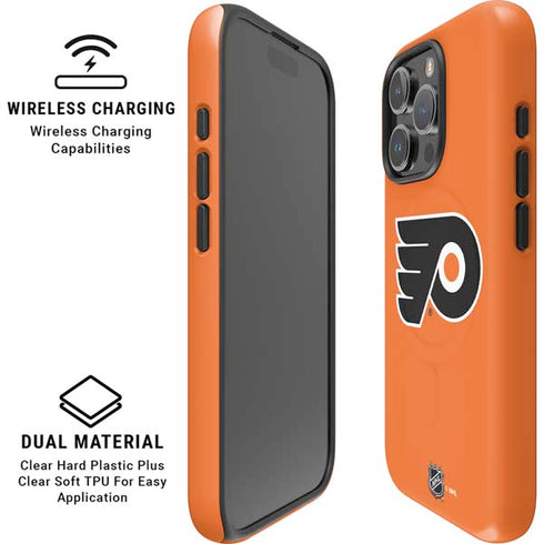 NHL Philadelphia Flyers Logo iPhone 16 Pro Magsafe Impact Case