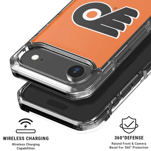 NHL Philadelphia Flyers Logo iPhone 17 Air Clear Case