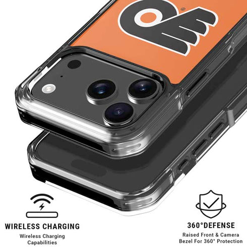 NHL Philadelphia Flyers Logo iPhone 17 Pro Clear Case