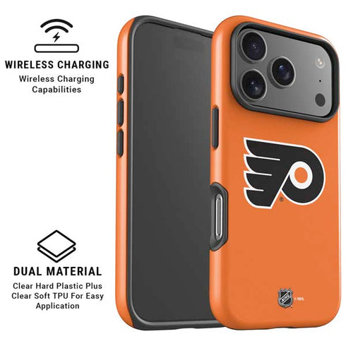 NHL Philadelphia Flyers Logo iPhone 17 Pro Magsafe Impact Case