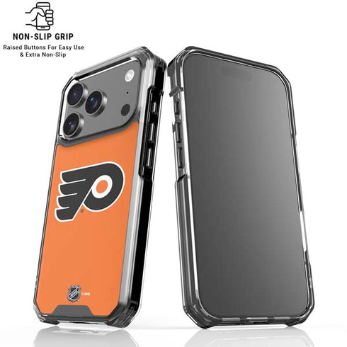NHL Philadelphia Flyers Logo iPhone 17 Pro Max Clear Case