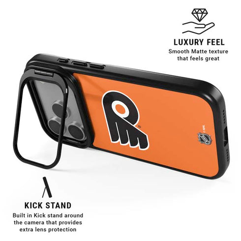 NHL Philadelphia Flyers Logo iPhone 17 Pro Max Kickstand Case