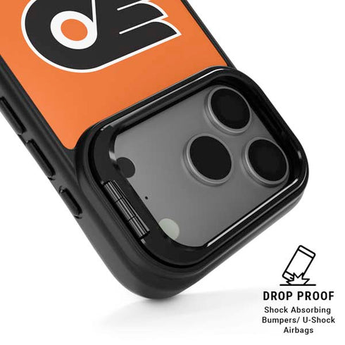 NHL Philadelphia Flyers Logo iPhone 17 Pro Max Kickstand Case