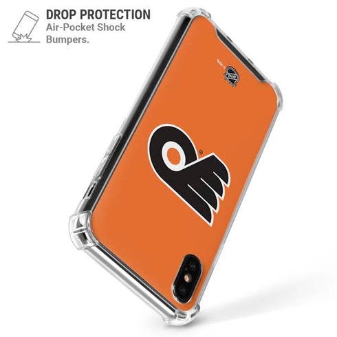 NHL Philadelphia Flyers Logo iPhone X/XS Clear Case