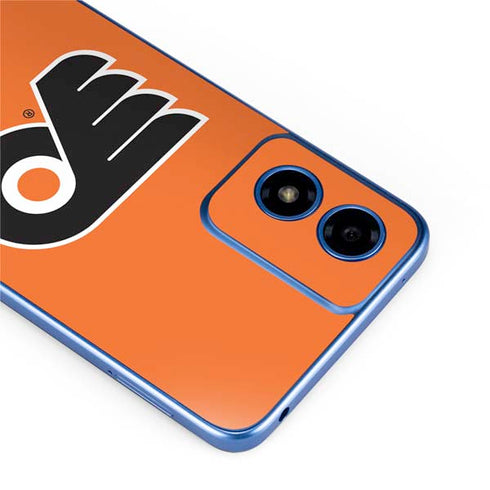 NHL Philadelphia Flyers Logo Moto G Play 4G (2024) Skin