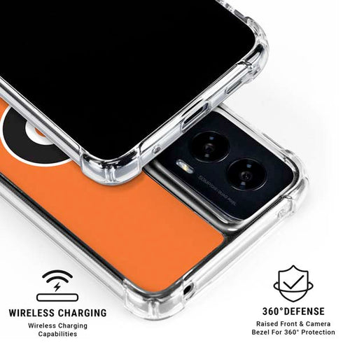 NHL Philadelphia Flyers Logo Moto G Power 5G (2024) Clear Case