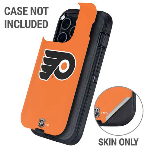 NHL Philadelphia Flyers Logo Otterbox Defender iPhone Skin