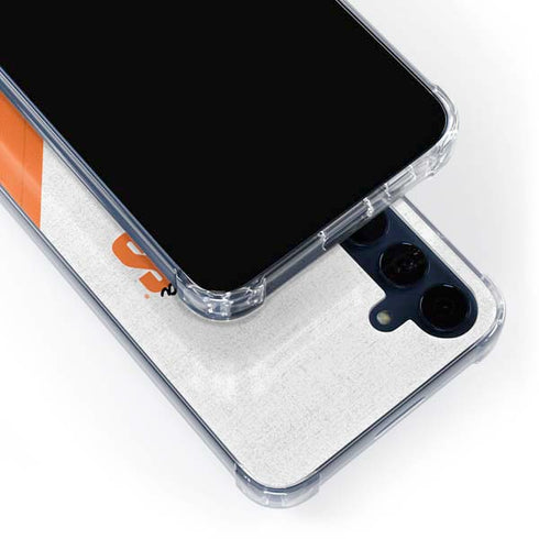 NHL Philadelphia Flyers Script Galaxy A35 5G Clear Case