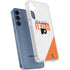 NHL Philadelphia Flyers Script Galaxy A55 5G Clear Case