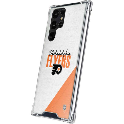 NHL Philadelphia Flyers Script Galaxy S23 Ultra Clear Case