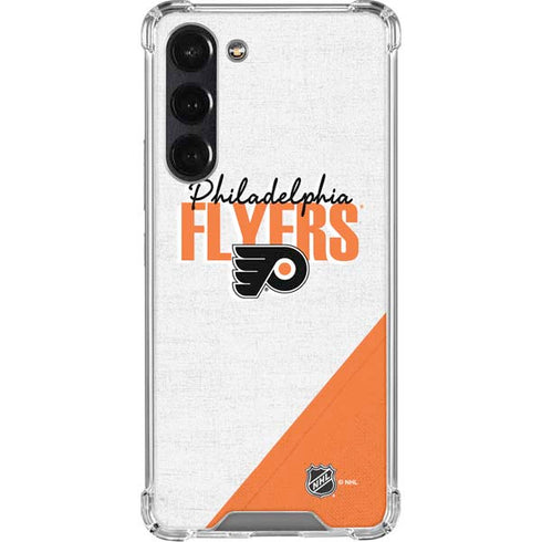 NHL Philadelphia Flyers Script Galaxy S24 FE Clear Case