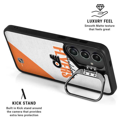 NHL Philadelphia Flyers Script Galaxy S24 FE Kickstand Case