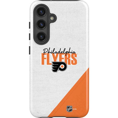 NHL Philadelphia Flyers Script Galaxy S25 Impact Case