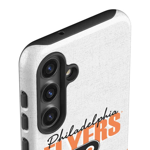 NHL Philadelphia Flyers Script Galaxy S25 Impact Case