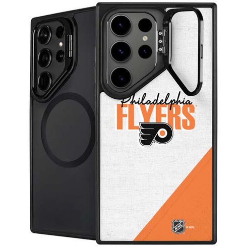 NHL Philadelphia Flyers Script Galaxy S25 Ultra Kickstand Case