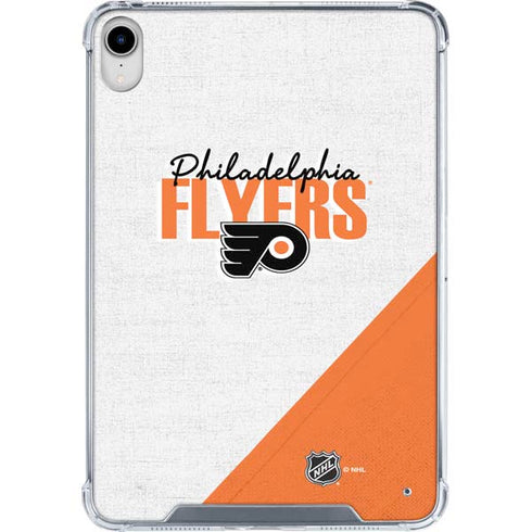 NHL Philadelphia Flyers Script iPad 11th Gen (2025) Clear Case