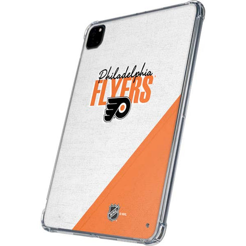 NHL Philadelphia Flyers Script iPad Pro 11in (2024) Clear Case