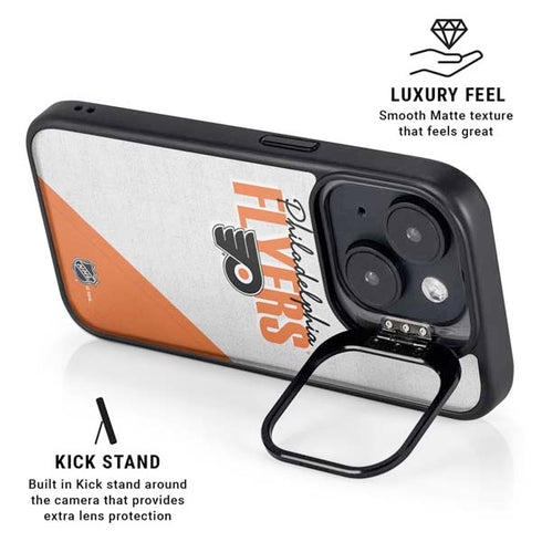 NHL Philadelphia Flyers Script iPhone 15 Kickstand Case