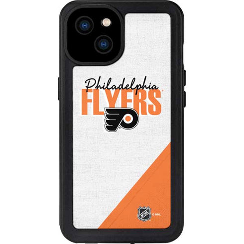 NHL Philadelphia Flyers Script iPhone 15 Plus Waterproof Case