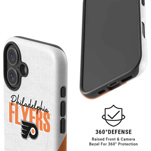 NHL Philadelphia Flyers Script iPhone 16 Magsafe Impact Case